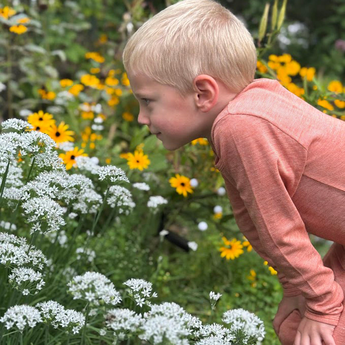 HOCOSA Kids' Long-Sleeve Shirt in Organic Cotton/Wool/Silk