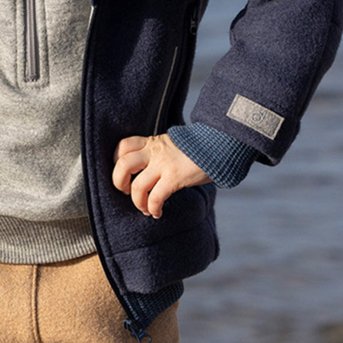 DISANA Kids Boiled Wool Outdoor Jacket