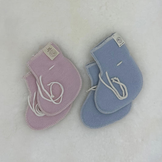 LANACare Baby Booties in Organic Merino Wool