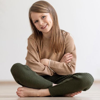 DISANA Organic Merino Wool Leggings for Babies & Kids