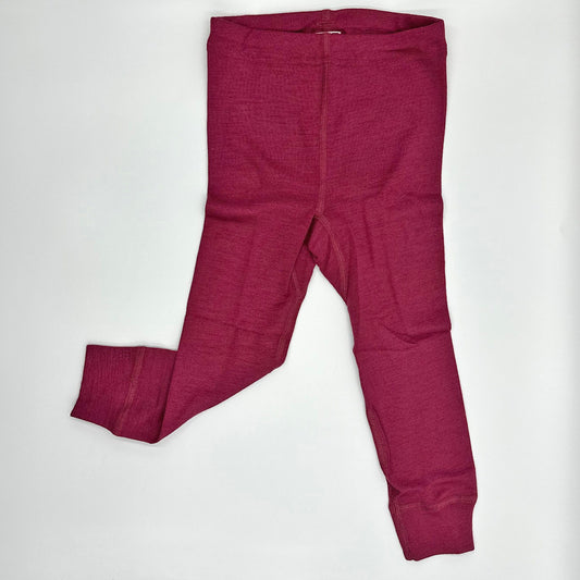 HOCOSA Kid's Organic Wool/Silk Long-Underwear Pants - PINK/WHITE STRIPE