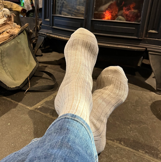 GRÖDO Organic Wool Socks, Heavier-Weight - for Adults