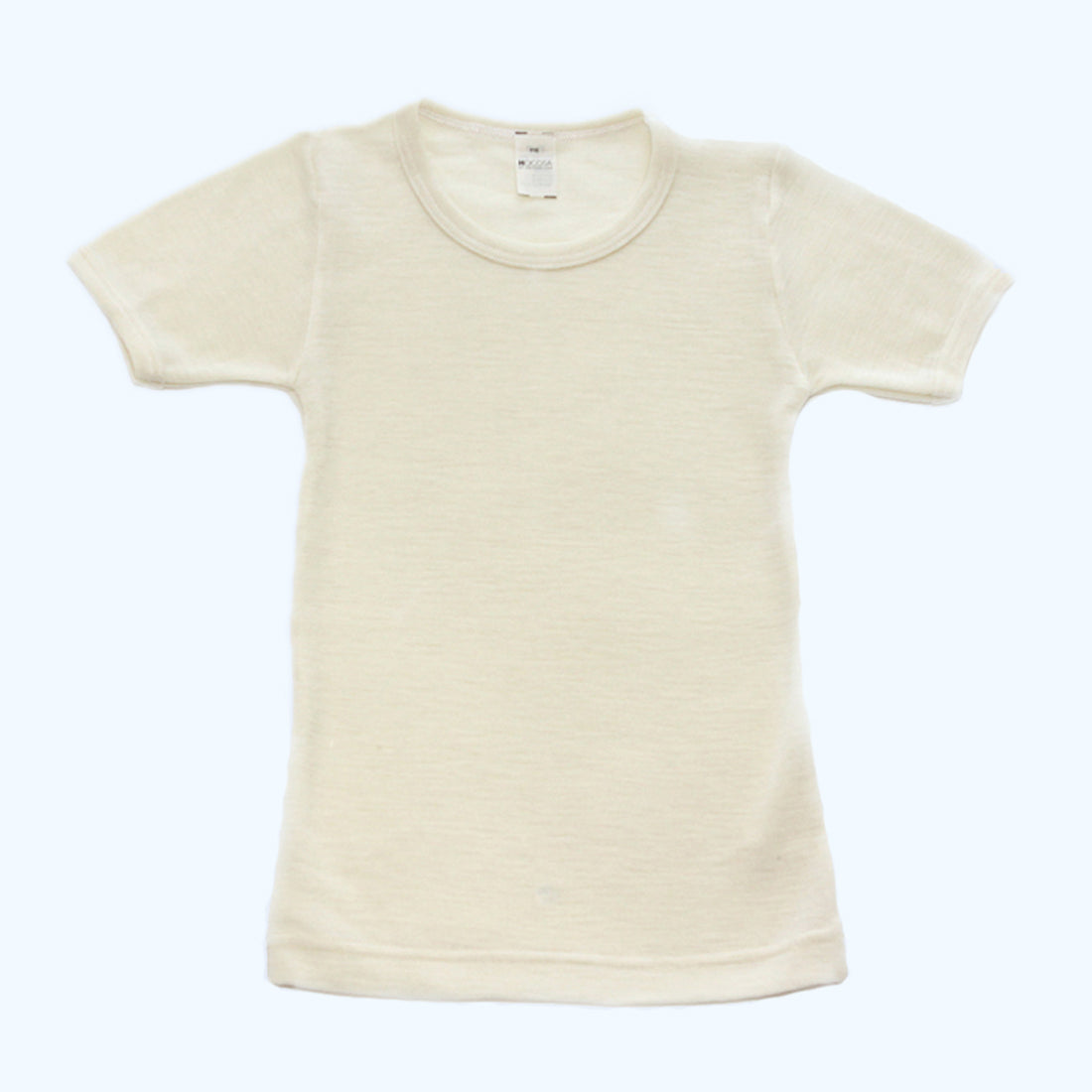HOCOSA Kids' Organic Wool/Silk Undershirt with Short Sleeves