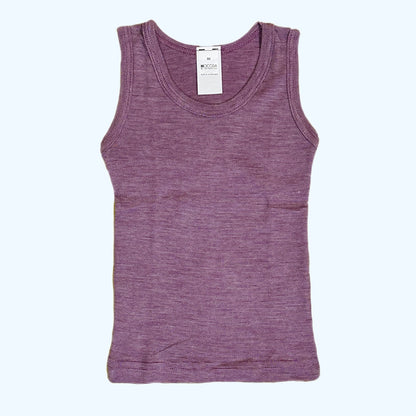 HOCOSA Kids' Sleeveless Shirt in Organic Cotton/Wool/Silk
