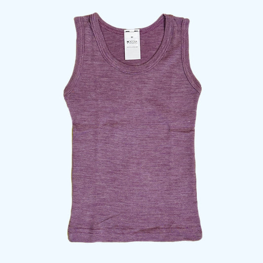 HOCOSA Kids' Sleeveless Shirt in Organic Cotton/Wool/Silk