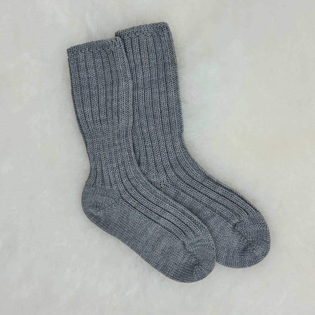 GRÖDO Kids Organic Wool Socks, Thick