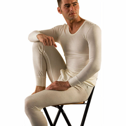 OUTLET HOCOSA Men's Organic Wool Long Underwear Pants