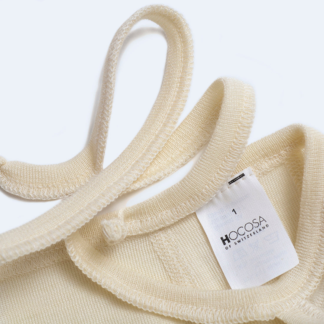 Hocosa Pilot-Style Baby Cap in Organic Wool/Silk Blend – Danish