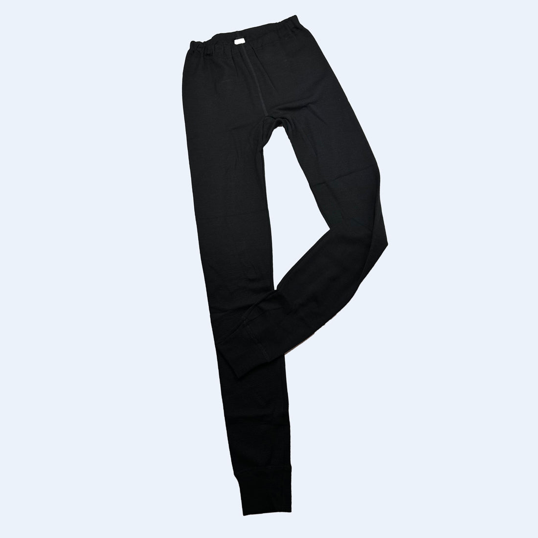 HOCOSA Unisex "Sport" Organic Wool Long-Underwear Pants, in Black or Red
