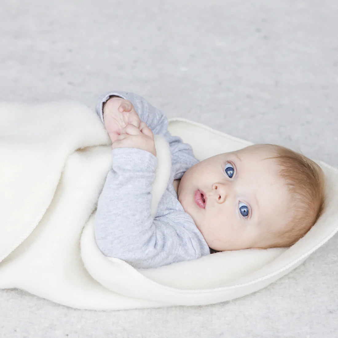 OUTLET LANACare "Toddler" Blanket in Organic Merino Wool