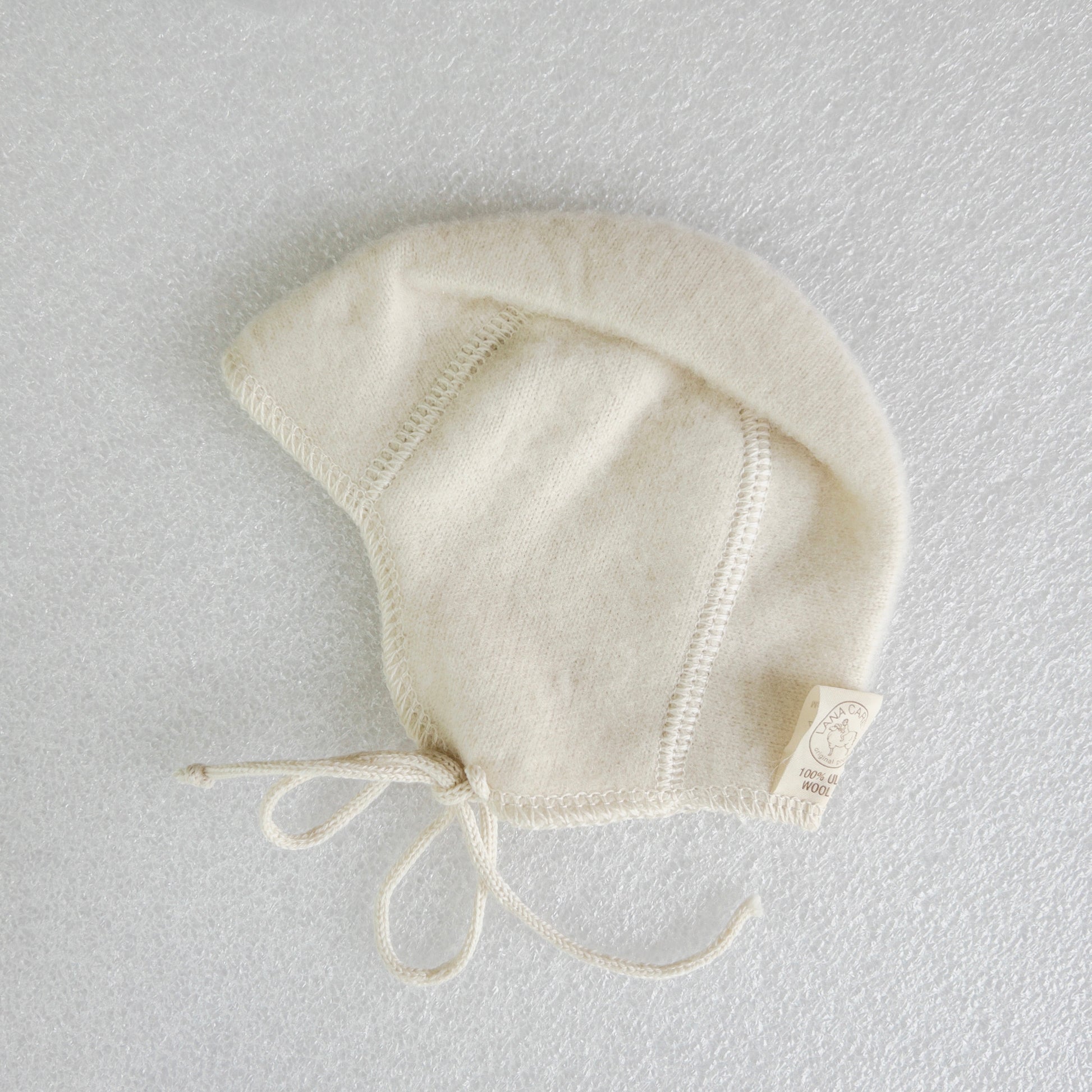 Beanie Merino Wool Infant Pilot Cap LANACare Baby Cap In Organic