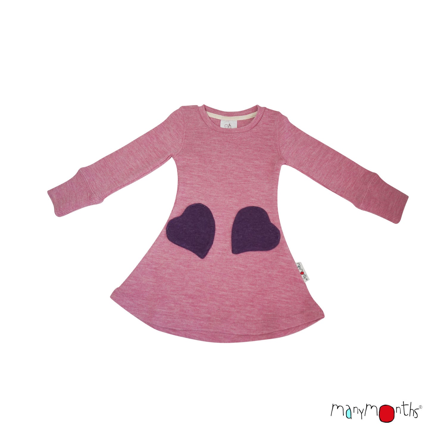 ManyMonths® Merino Wool Heart-Pockets Dress