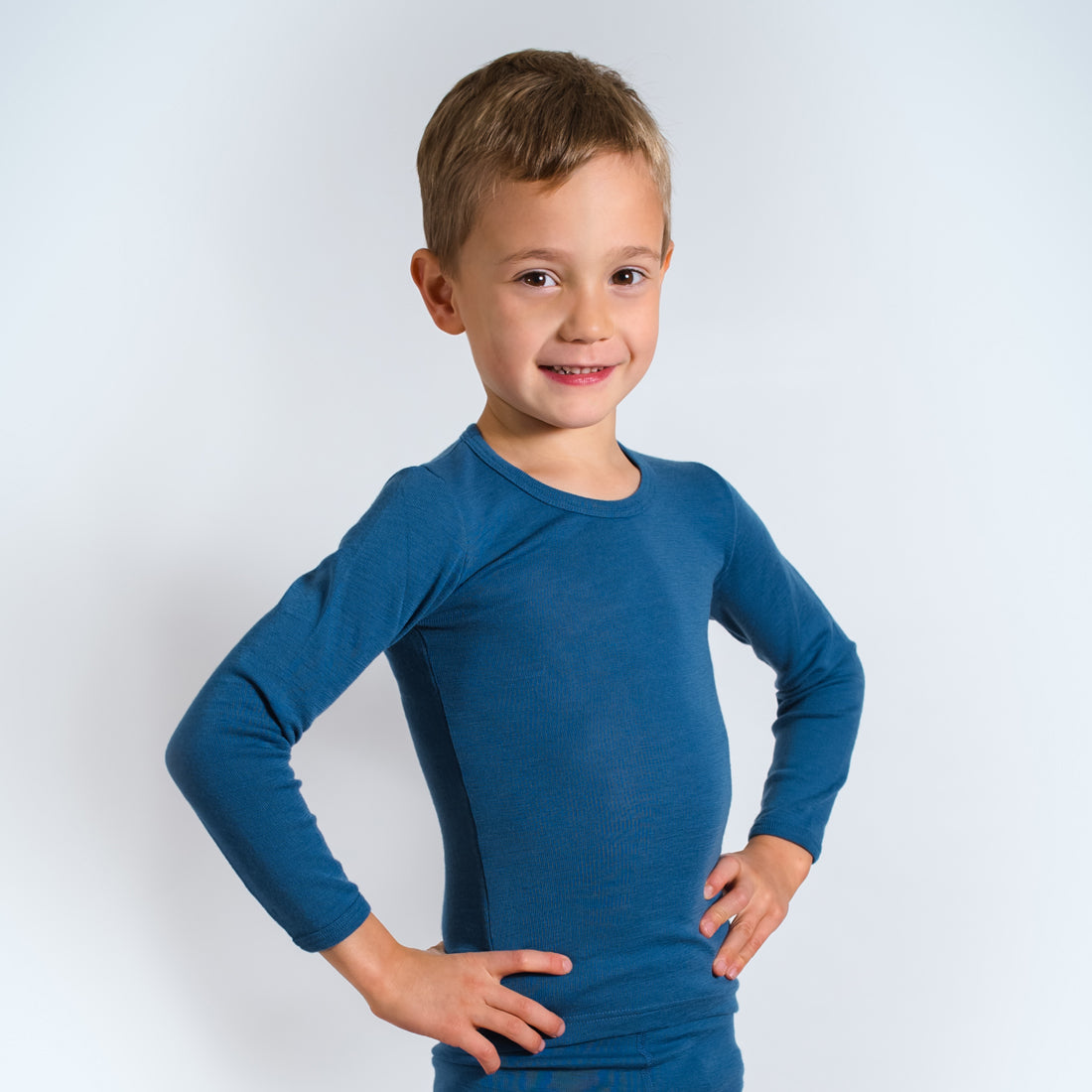 Swiss HOCOSA Kids' Underwear Shirt with Short Sleeves in – Danish Woolen  Delight