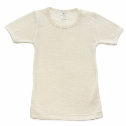 OUTLET Hocosa Kids' Organic Wool Undershirt with Short Sleeves