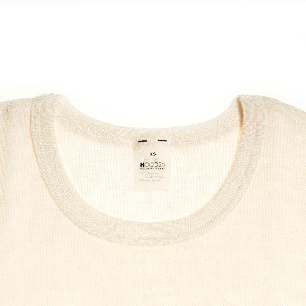 OUTLET Hocosa Short-Sleeve "Sport" Undershirt in Organic Wool/Silk  - For Men or Women