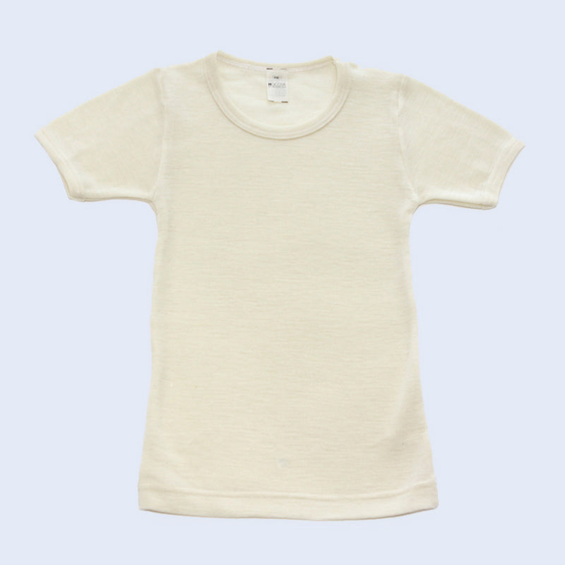 Merino Wool Kids Thermal Underwear Top Shirt Long Sleeve Baby Boy Girl  Clothes Nature White Color - China Merino Shirt price