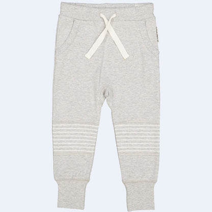 Geggamoja® Organic Cotton Baby/Kids Comfy Pants - CLASSIC SOLID GREY