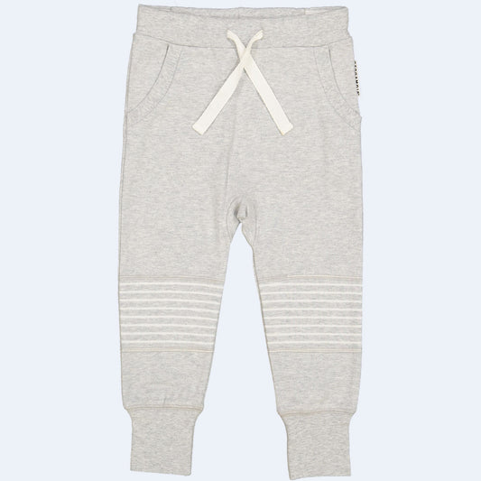 Geggamoja® Organic Cotton Baby/Kids Comfy Pants - CLASSIC SOLID GREY