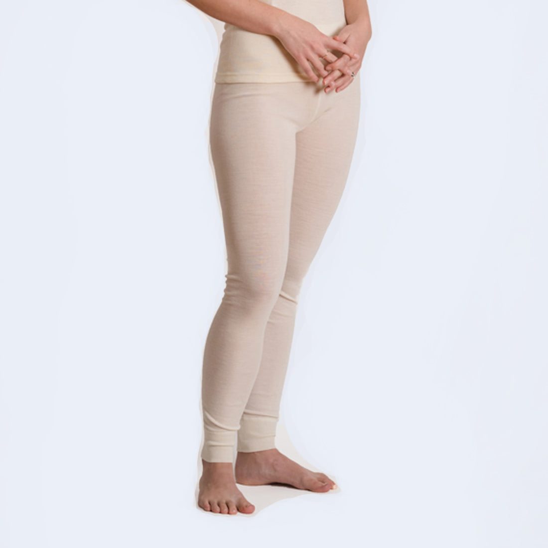 Women's Silk Long Underwear Leggings - New Zealand Nature