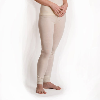 OUTLET HOCOSA Women's Organic Wool/Silk Long Underwear Pants