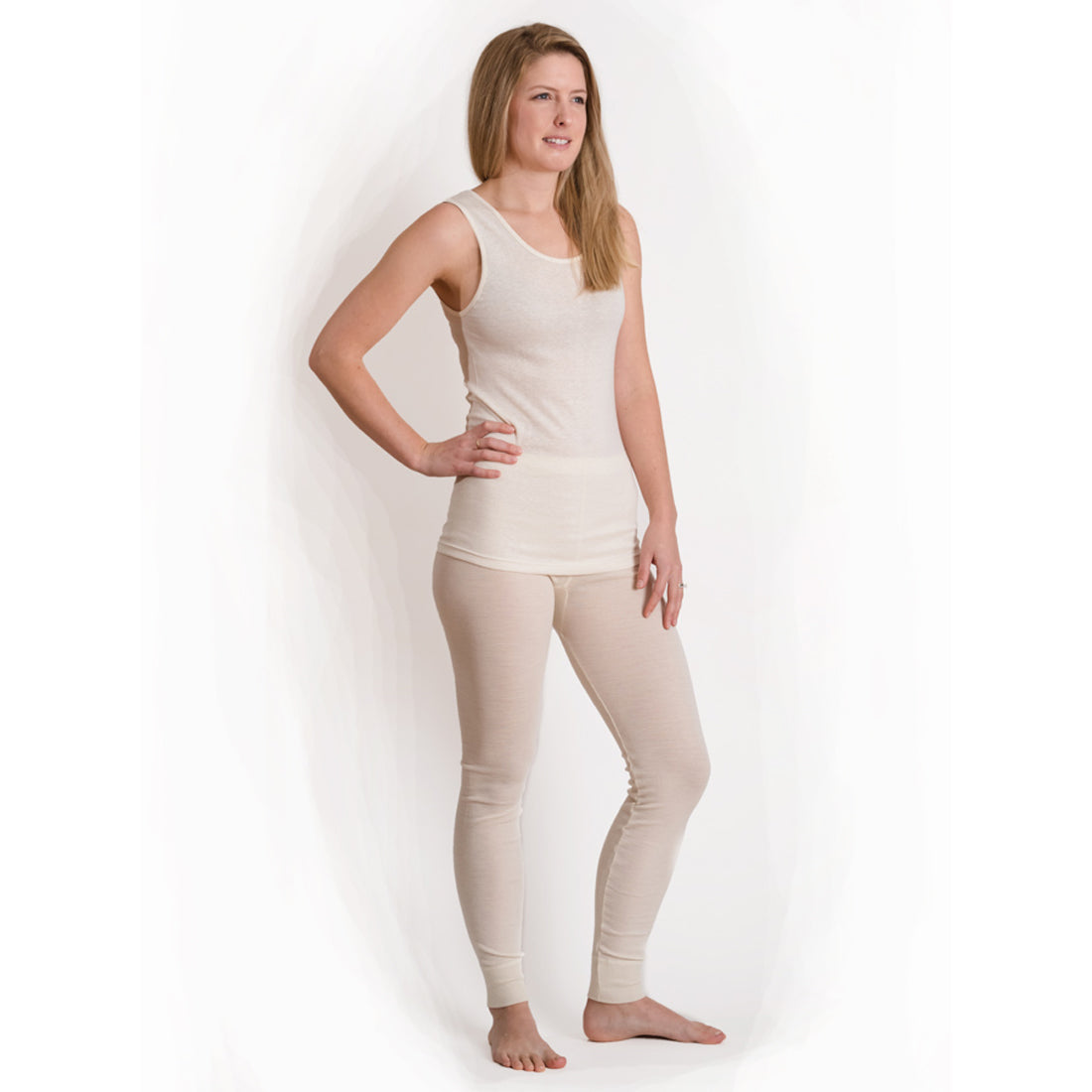 HOCOSA Women's Organic Cotton/Hemp Long-Underwear Pants