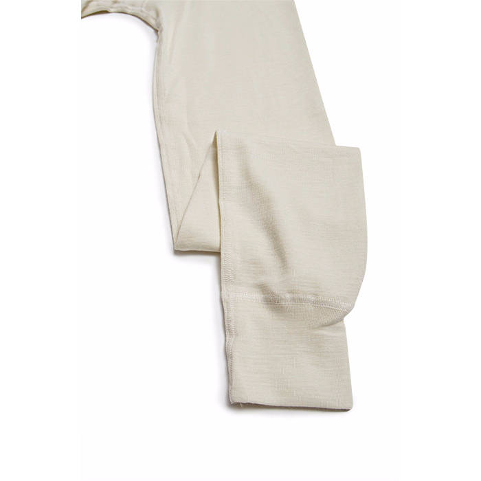 HOCOSA Men's Organic Wool Long Underwear Pants, with Fly