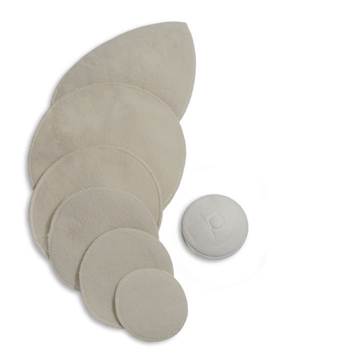 LANACare Organic Merino Wool Nursing Pads, Style Ekstra- For Women with Heavier Leaking
